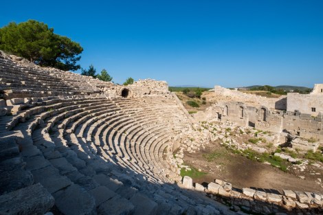 Amphitheatre at the Patara ruins