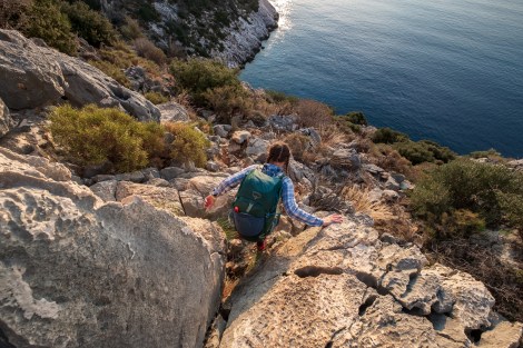 This section is gnarly and definitely NOT recommended in bad weather
