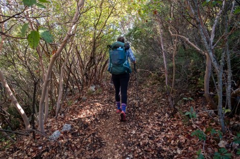 On our way to the Phellos ruins on the Lycian Way