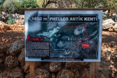 Exploring Phellos ruins on the Lycian Way