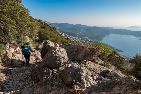 3:35pm - descending to Kaş