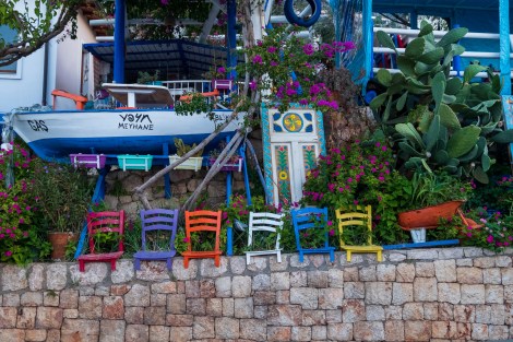 Leaving the vibrant town of Kaş