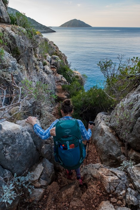 Those ancient Lycians and their crazy ideas of what a footpath is...