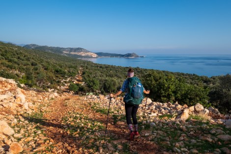 We continue the Lycian Way by foot