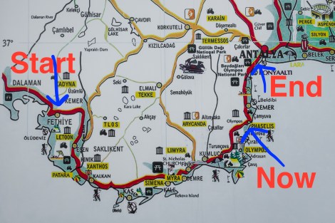 Our current location