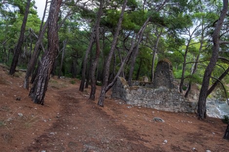 Continuing on the Lycian Way and passing the ruins of Phaselis