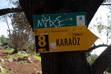 Actually, we've still got 8km to go, but it's basically the end!