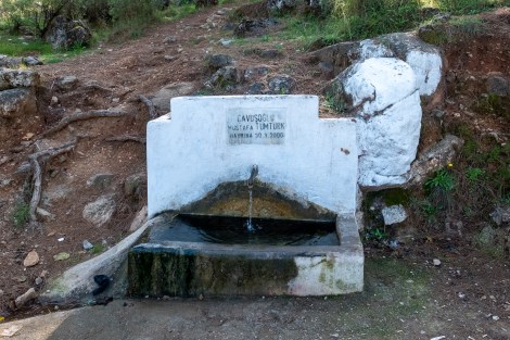 Water source on the Lycian Way