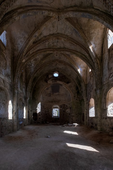 The 19th century Upper Church (Yukari Kilise) in Kayaköy