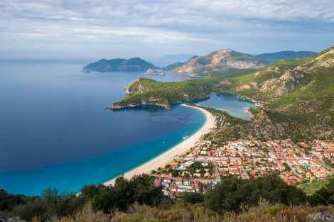 Ölüdeniz beach from the Lycian Way