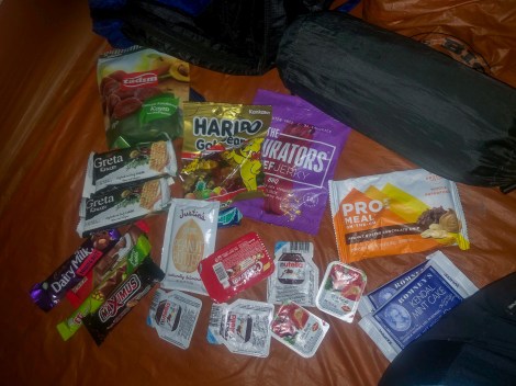 Breakfast options - apricots will do