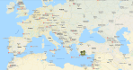 Lycian Way map from&nbsp;Komoot